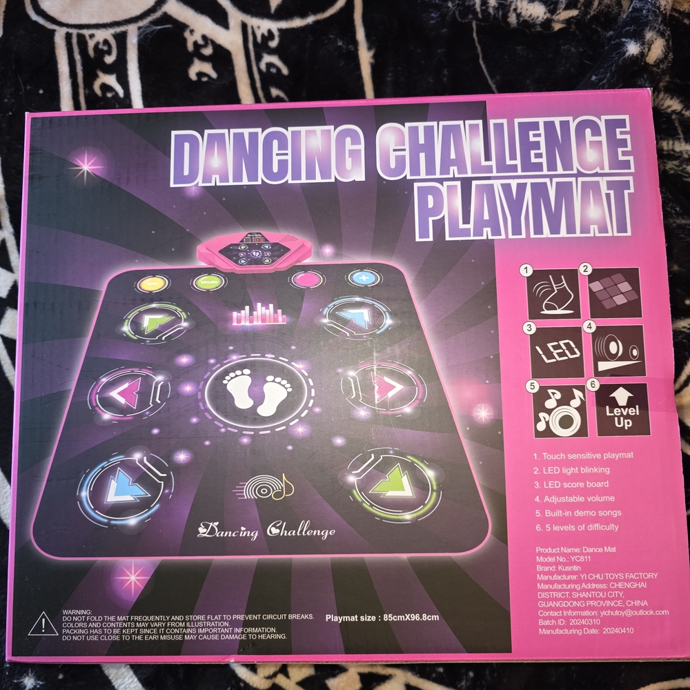 New Dance Dance Playmat with LED Lights